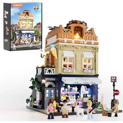 LUMIBRICKS Gelateria - Dreistöckiges Eiscafé mit LED-Beleuchtung