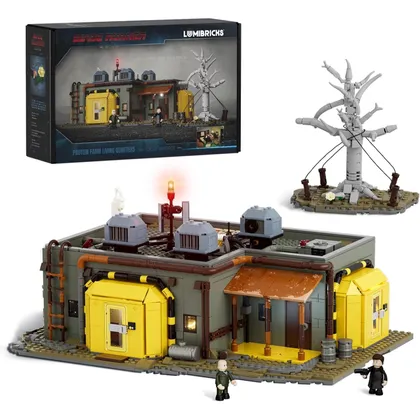 LUMIBRICKS Protein Farm - Habitation de la ferme Blade Runner 2049 à construire, 2 400 pièces et 15 effets lumineux