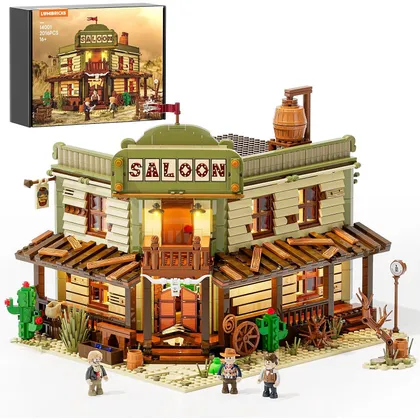 LUMIBRICKS Western Saloon - taverna del Far West con illuminazione LED